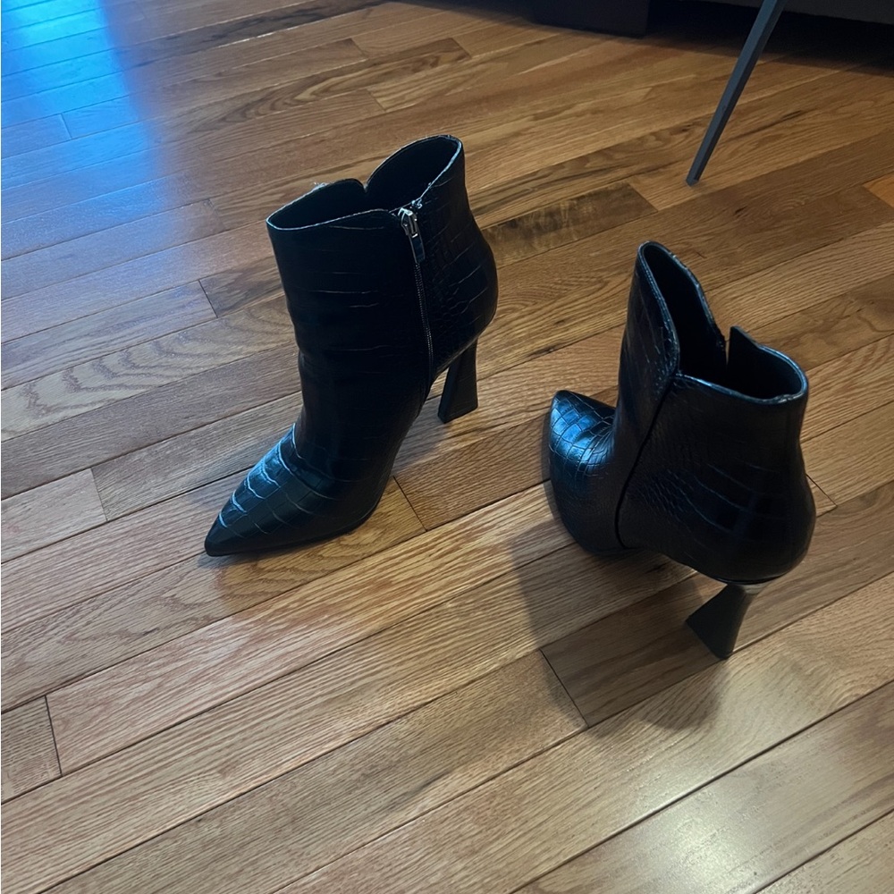 Leather  & Suede Ankle Boots